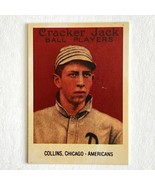 Eddie Collins 1915 Cracker Jack Card #7 Reprint 17/24 Chicago Americans ... - £2.73 GBP