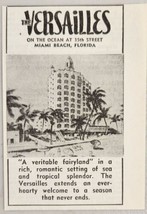 1948 Print Ad The Versailles Hotel on the Ocean at 35th St Miami Beach,Florida - £8.16 GBP