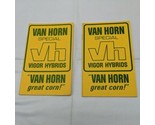 (2) 3.5&quot; X 5&quot; Vintage Van Horn Vigor Hybrids Data Memo Notebooks Cerro G... - $9.89