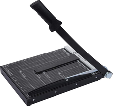 ISDIR Paper Cutter Guillotine, 12 Inch Paper Cutting Board, 12 Sheets Capacity,  - £32.14 GBP