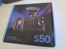 S50 Dash Cam Front and Rear 2.5K+1080P Dual Dash Camera 2&quot;Screen Car SUV... - $652.13 MXN