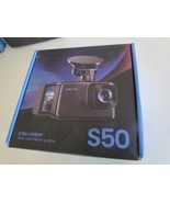 S50 Dash Cam Front and Rear 2.5K+1080P Dual Dash Camera 2&quot;Screen Car SUV... - $48.16 CAD