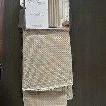 NWT Threshold Waffle Weave Shower Curtain 72&quot; X 72&quot; - £13.66 GBP