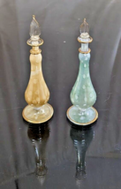 LW7 Glass Mouthblown Egyptian Perfume Bottles Lot Of 2 - £14.75 GBP