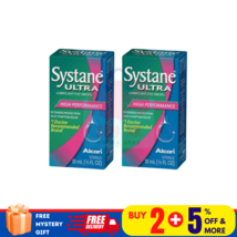 2 X Alcon Systane Ultra Lubricant Eye Drops High Performance 10ml - $27.02