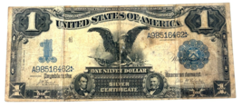 1899 Argent Certificat Noir Aigle Note Lyons/ Roberts Très Bon VG Fr #226a - $2,363.83 MXN