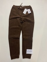 LINEA TESINI @ Kaleidoscope Cord Cuffed Trousers in Chocolate (bp455.1) - £20.90 GBP+