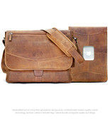 MacCase Premium Leather Shoulder Bag / 15&quot; MacBook Pro Sleeve Bundle - $449.95
