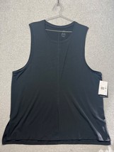 Nike Yoga Dry Fit Athletic Tank Top Womens Plus Size XXL Solid Black Sle... - £22.63 GBP