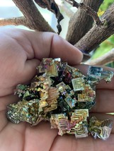 Extra Small Bismuth Crystal Specimen Germany Grown Reiki Healing Spiritual - £11.11 GBP