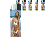 Hawaiian Pin Up Girls D6 Lighters Set of 5 Electronic Refillable Butane  - £12.57 GBP