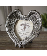Gothic Angel Winged Heart Photo Picture Frame Wall Or Easel Desktop Display - £15.68 GBP