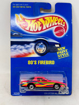 Vintage Hot Wheels Blue Card #256 Pink 80&#39;s Firebird - £7.08 GBP