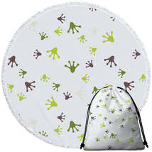 Frog Feet Round Beach Towel - $14.90+