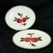 Blue Ridge Apple Platters 10&quot; and 11.5&quot; - $18.61