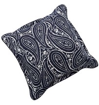 Chaps Home Allistair Set Of 2 Pillows Size: 20 X 20&quot; New Ship Free Paisley Navy - £136.62 GBP