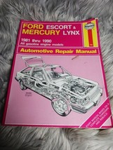 HAYNES Auto Repair Manual 36016 Ford Escort &amp; Mercury Lynx 1981 - 1990 - $9.89