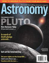 Astronomy July 2015 Observe Pluto New Horizons Death Plunge Asteroids Moon Great - $15.84