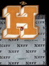 as Found * LETTERMAN'S JACKET patch Letter "H" Bloodbank pin back + MGR ... - $14.80