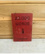 20,000 Words Vintage 1951 Pocket Book Dictionary - $468.32 MXN