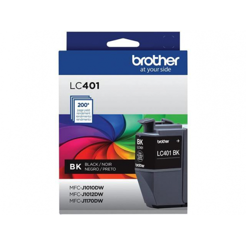 Brother LC401BKS STANDARD YIELD BLACK INK CARTRIDGE - $43.94