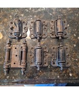 6 Antique Vintage Screen Door Hinge Hardware Lot 1800s - $2,850.07 MXN