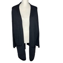 J. Jill Sweater Coat Open Front Cardigan Medium - $43.39
