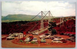 Royal Gorge Suspension Bridge Colorado CO UNP Unused Linen Postcard K2 - £2.28 GBP