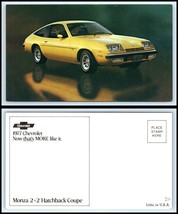 Vintage Postcard - 1977 Chevrolet Monza 2+2 Hatchback Coupe Car / Automo... - €2,45 EUR