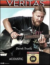 Allman Brothers Derek Trucks 2018 DR Veritas acoustic guitar strings ad ... - £3.30 GBP
