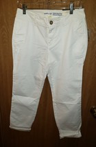 NWT Women’s Khaki’s by Gap Vintage Rolled Crop White pants size 0 Chinos - £14.12 GBP