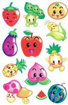 Vegetable Food Vegan Craft Kids Kindergarten Sticker 27x18cm/10x7&quot; D307 - £3.92 GBP