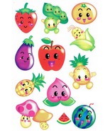 Vegetable Food Vegan Craft Kids Kindergarten Sticker 27x18cm/10x7&quot; D307 - $4.99