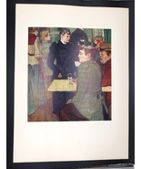 Vtg A Corner In Moulin De La Galette Toulouse Lautrec Abrams Art Plate #... - $29.99