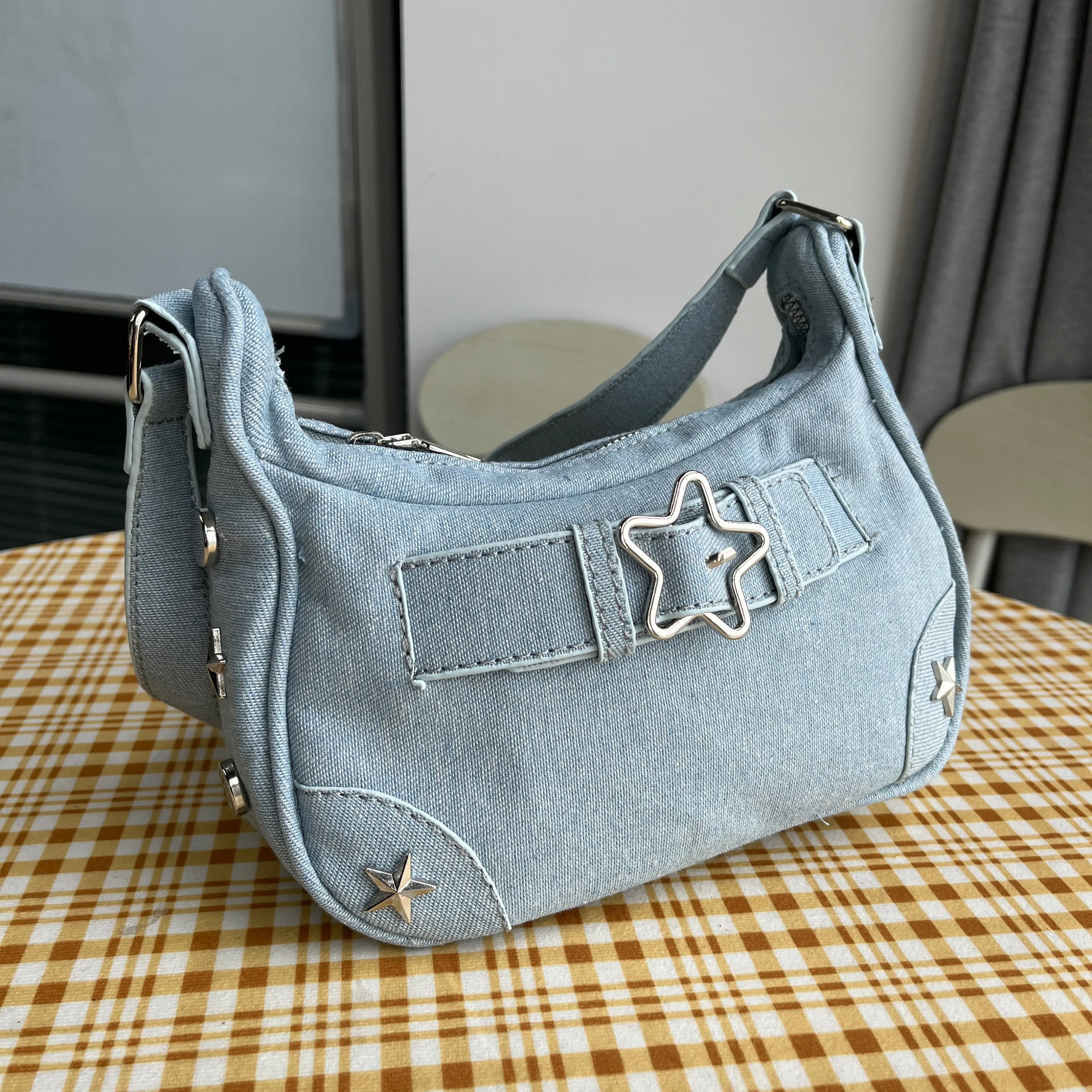 Vintage Denim Y2k Bag Women&#39;s Handbag Cute  Purses Cool Hot Girls Fashion  Bag C - $77.72