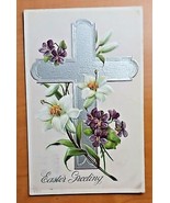 ANTIQUE Victorian EASTER Embossed Post Card~1911~A Merry Easter*** - $9.74