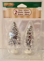 Lemax #44083 Needle Pine Tree Set of 2 Village Accessory 4 inch Tall NEW~ 1994 - £10.34 GBP