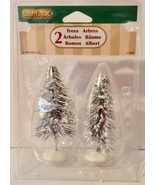 Lemax #44083 Needle Pine Tree Set of 2 Village Accessory 4 inch Tall NEW... - £10.22 GBP