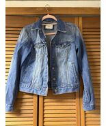 Forever 21 Women's Distressed Denim Medium Wash Blue Jean Jacket Size Sm... - $10.88