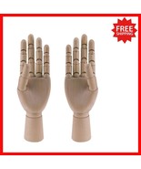High-Quality 12-Inch Moveable Wooden Hand Model for Observational Drawing - $724.67 MXN