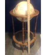 Vtg Replogle 12” Diameter World Classic Series Globe  Wood Stand 27.5” X... - $188.17 CAD