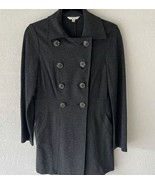 CAbi Style #648 Ponte Casablanca Double Breasted Trench Coat Jacket Gray... - $41.68 CAD