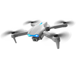 K3 E99 Pro Dual Cameras Remote Control Helicopter Foldable 4K Mini Drone Grey - £70.80 GBP