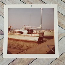 Vintage Photo 1963 Owens Jamaican Boat at Cedar Point, Ohio - Original OOAK B&amp;W - £6.90 GBP