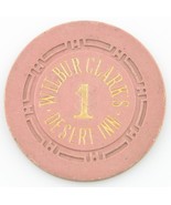Wilbur Clark&#39;s Désert Inn Casino Roulette Chip Las Vegas Table 1 H Moule... - €332,50 EUR