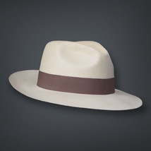 Genuine Panama Hat Montecristi Trévil Superfino Men Woman Straw Fedora - £313.86 GBP