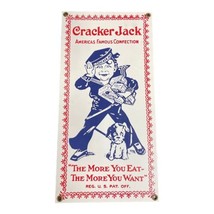 Cracker Jack Ande Rooney Porcelain Sailor Boy Sign Heavy Enamel 1986 - £30.00 GBP