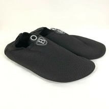 Womens Water Shoes Fabric Slip On Lightweight Geometric Black 41/42 US 7/8 - £11.55 GBP