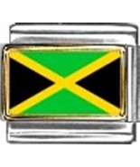 Jamaica Photo Flag Italian Charm Bracelet Jewelry Link - $6.88