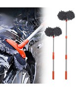 Car Washer Mop Foam Wash Chenille Brush Windshield Roof Window Cleaning ... - £10.86 GBP+